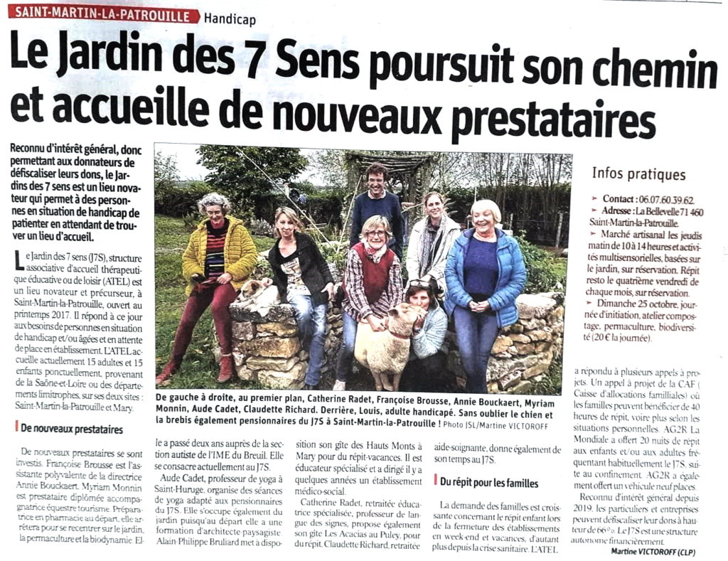 Article Journal de Saône et Loire