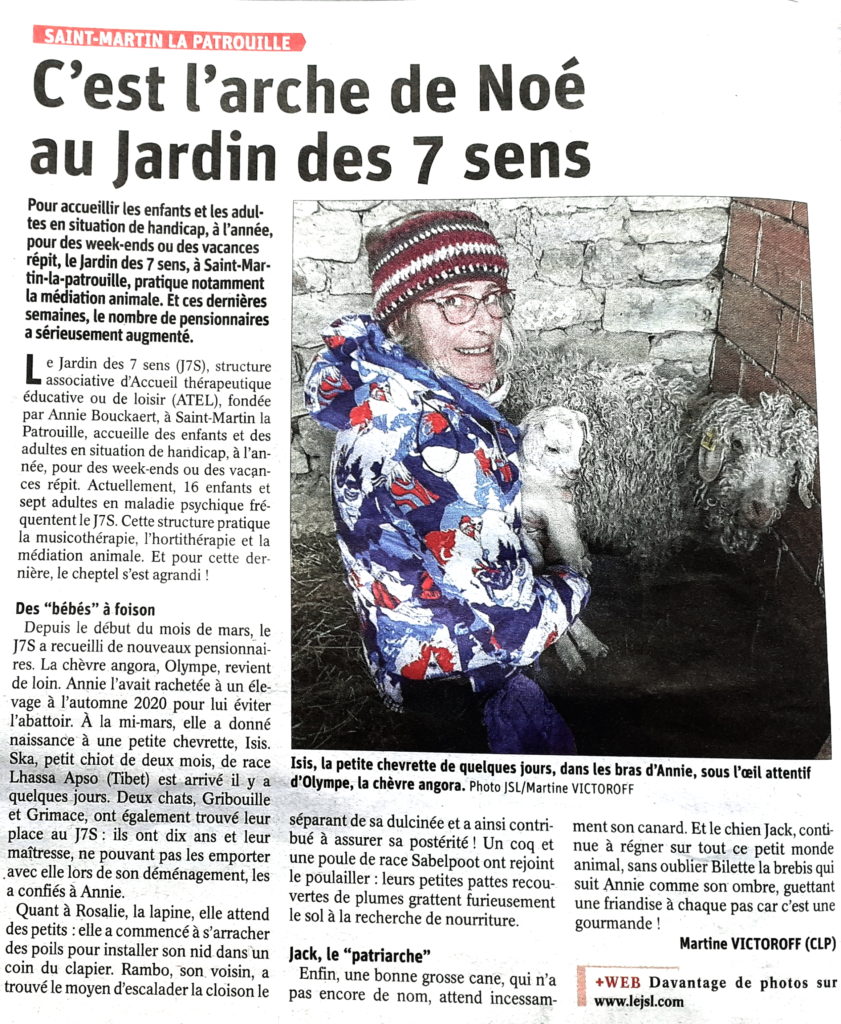 Article Journal de Saône et Loire